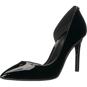 Michael Michael Kors Lucille Flex D’Orsay Heels Black Patent Leather Size 5.5